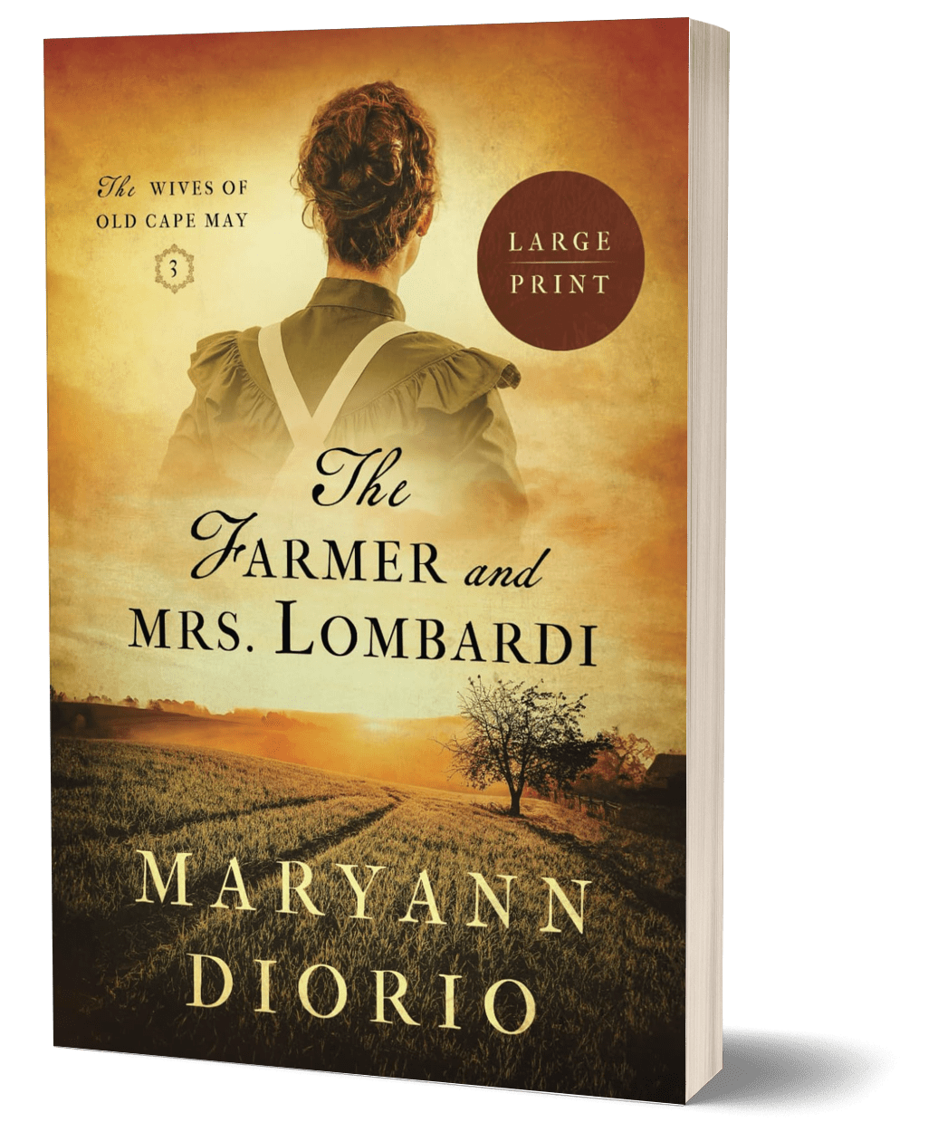 THE FARMER AND MRS. LOMBARDI (NOVEL) (PAPERBACK) (LARGE PRINT)