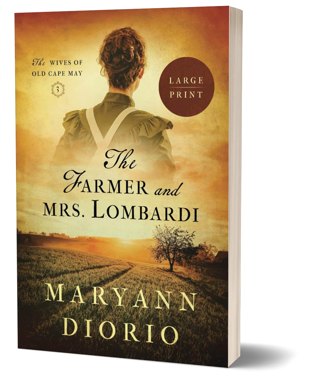 The Farmer and Mrs. Lombardi (NOVEL) (PAPERBACK) (LARGE PRINT)